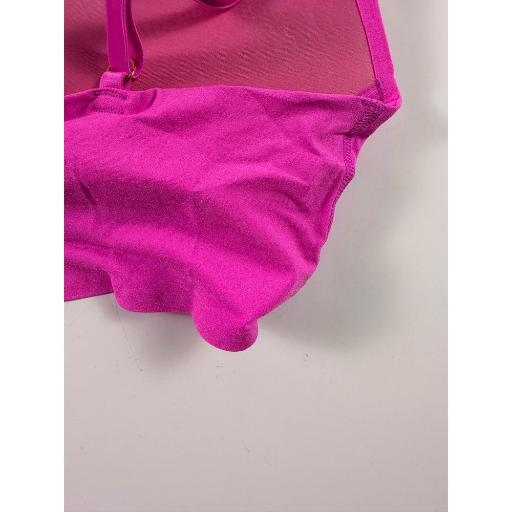 Victorias Secret PINK Wireless Bralette Magenta Pink Padded Seamless Size 4 - Picture 8 of 11